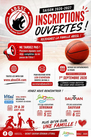 Inscriptions ouvertes !!!